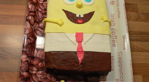 Торт,,Фанта Губка Боб,,