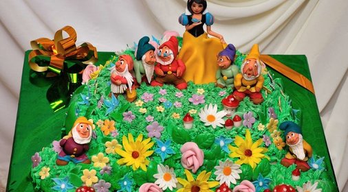 Торт Белоснежка и семь гномов