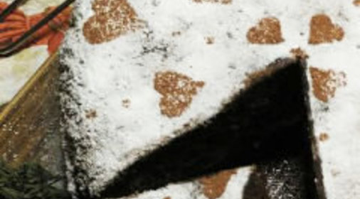 Шоколадно-вишневый торт