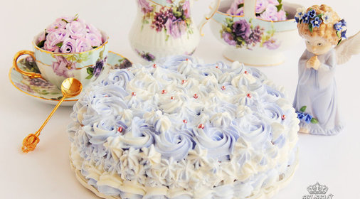Торт Ангельский без выпечки