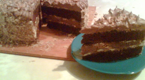 Торт неТрюфельный, но шоколадный :)
