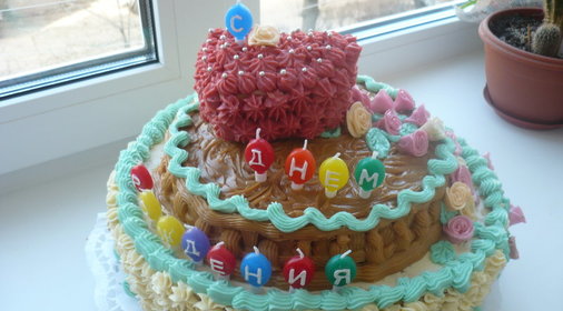 Торт С Днем Рождения