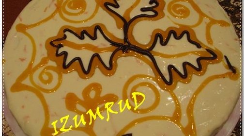 Сладкий пирог-торт Осень