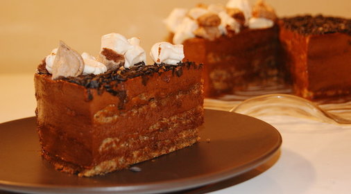 Шоколадно ореховый тортДУЭЛЬ