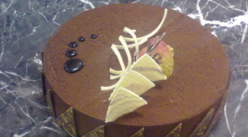 Торт Чайный мусс с дробленными какао-бобами