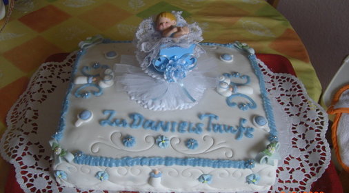 Торт Сынуле на крестины