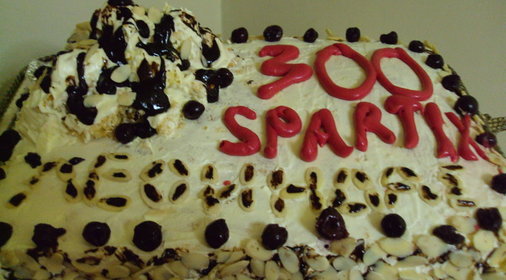 Торт 300 спартанцев