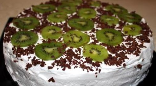 Торт с киви