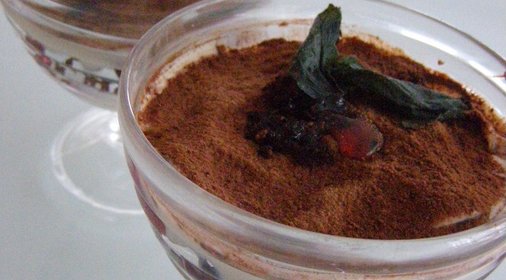 Порционный торт-десерт BLACK FOREST - постный