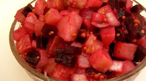 Торт с ревенем и миндальным кремом