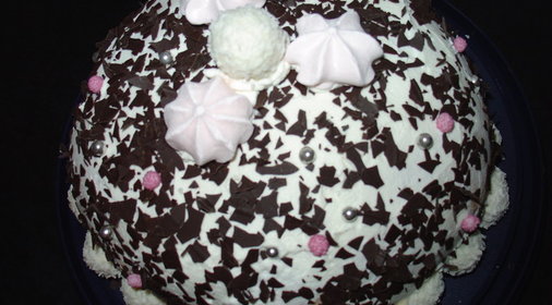 Торт „Ванильная малинка