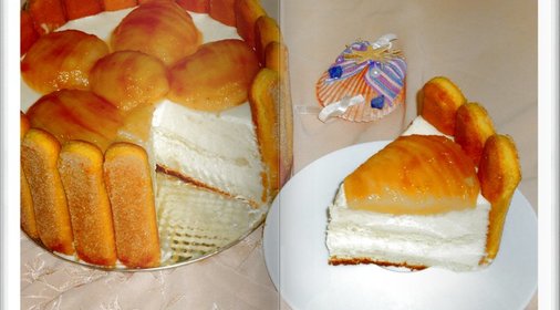 Торт-шарлотка с ГРУШЕВЫМ кремом