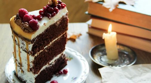 Торт с карамелью