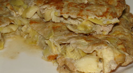 тортия с АРТИШОКАМИ