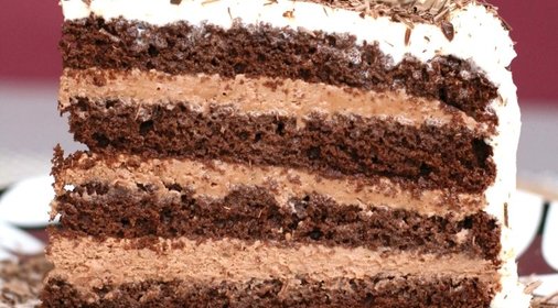 Шоколадный слоеный торт