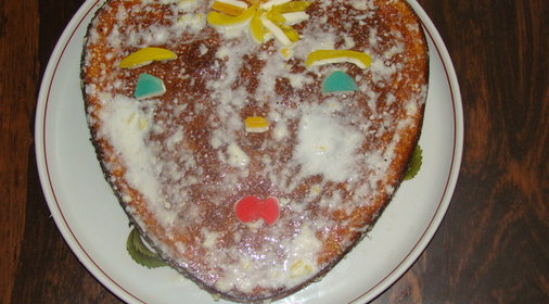 Торт с морковкой и лимонным кремом(вариант)