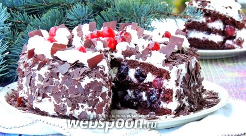 Торт вишнёвый или шварцвэлдер киршторте