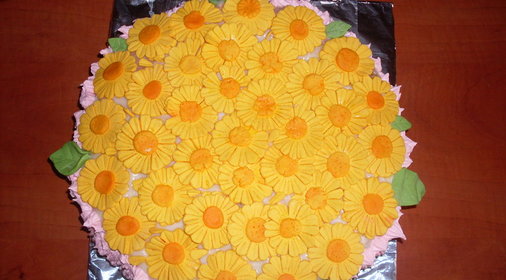 Торт Цветы для мамы