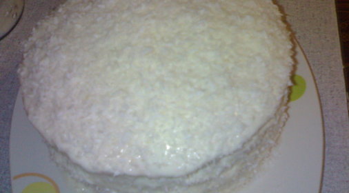 Торт белоснежка