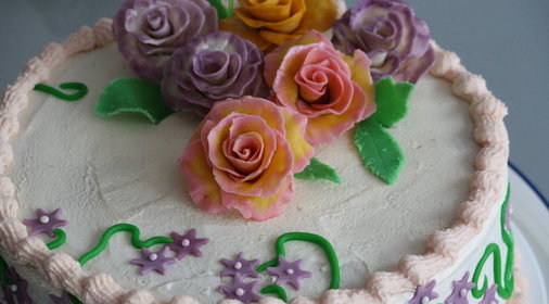 Торт Розы для Милы