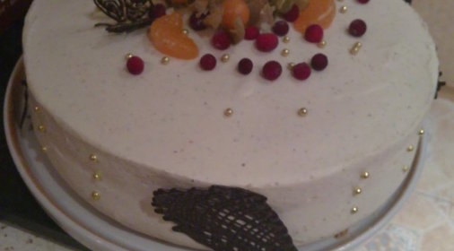 Торт Ягодно - фисташковый