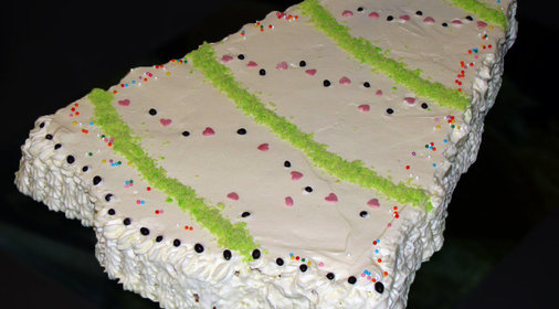 Торт Елочка в снегу