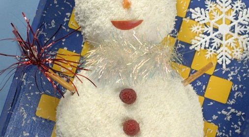 Торт Снеговик