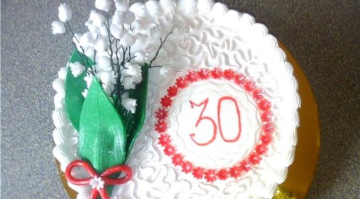 Торт для девушки на 30 лет