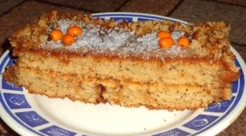 Торт на облепиховом соке