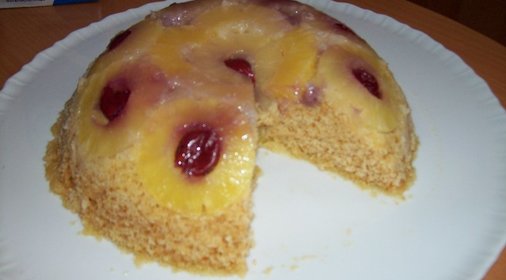 торт ананасовый за 12 мин