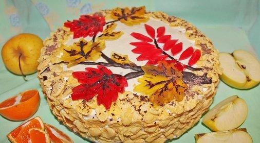 Торт Золотая осень