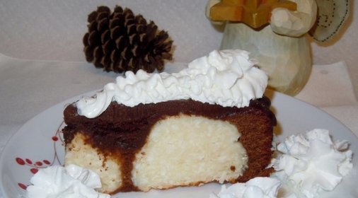 СНЕЖКИ В ШОКОЛАДЕ торт-сырник