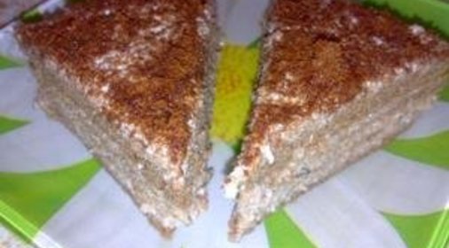 Торт на сгущенке