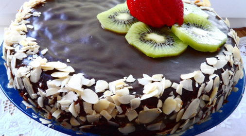 Торт Чародейка с лимонным кремом