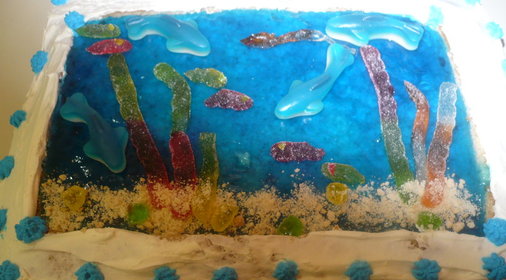 Торт АКВАРИУМ