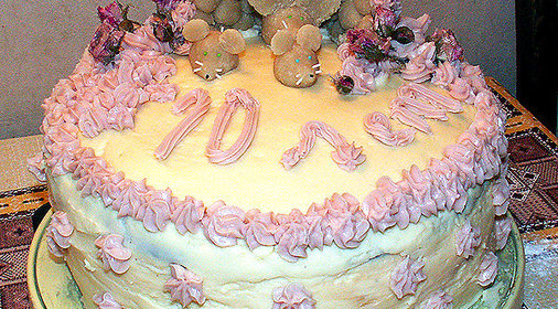 Торт Моцарт гламурный