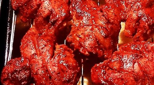 Торт желированный-клюквенный