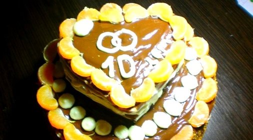 Торт на 10 лет