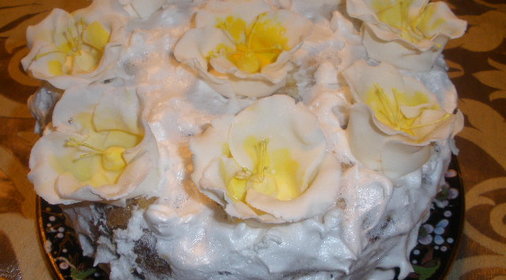Торт Белая лилия
