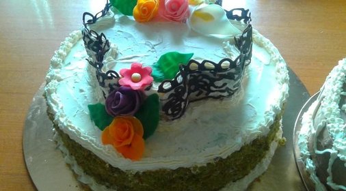 Тортик со шпинатом