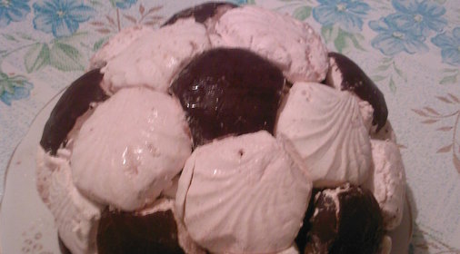 Торт Футбольный мяч без выпечки