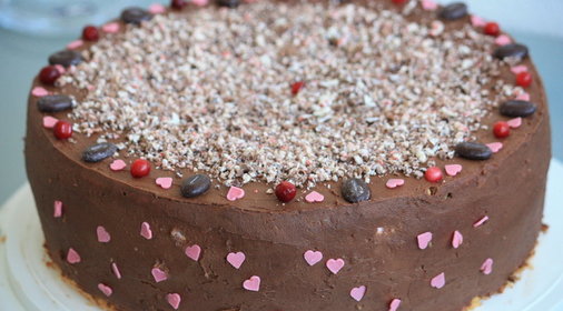 торт клубничка