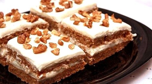 Гречневый торт с творогом