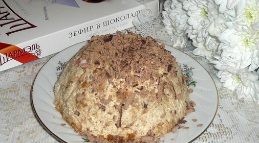 Пряничный тортик с зефиром