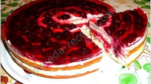 Торт с желе