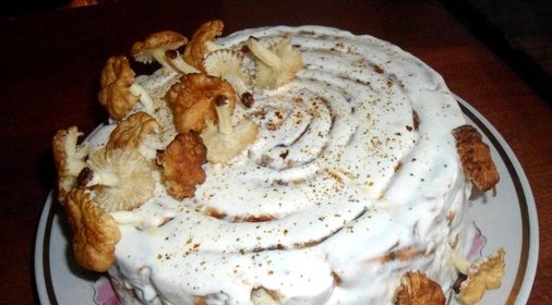 Торт с курагой