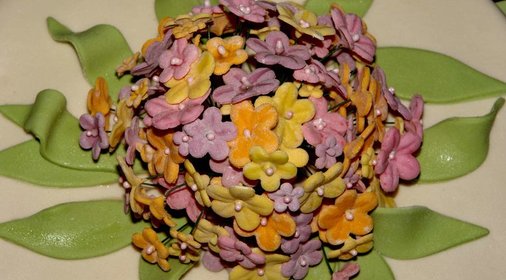 Торт Цветочная клумба