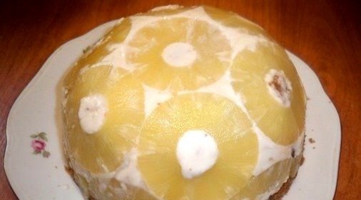 Торт Мячик без выпечки