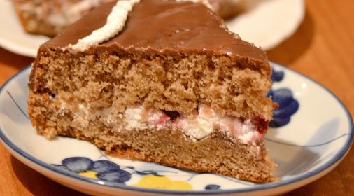 Торт с белковым кремом