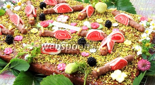 Торт «Поляна улиток»